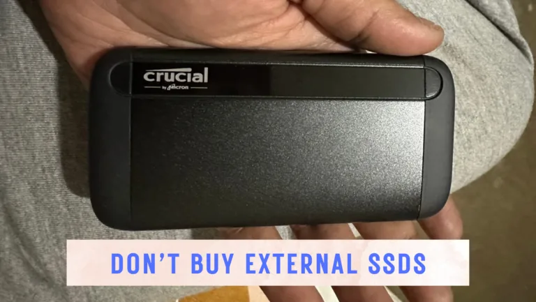 Why you should never buy an External SSD?