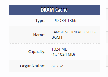 Checking SSD dram on TPU