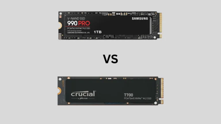 Samsung 990 Pro vs Crucial T700: Which One to Choose?