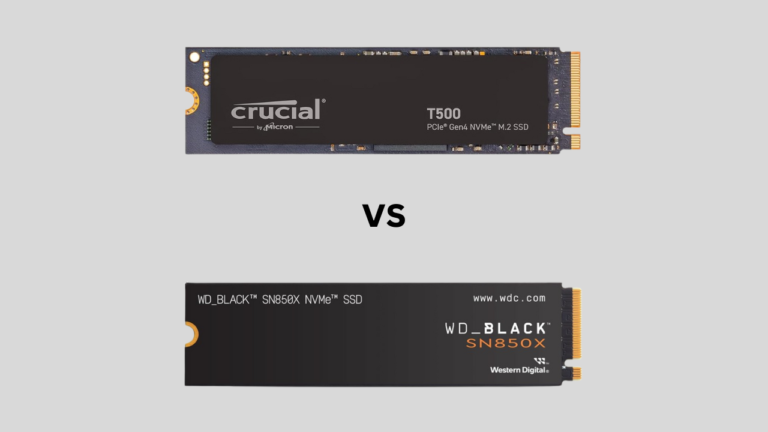 Crucial T500 vs WD Black SN850X