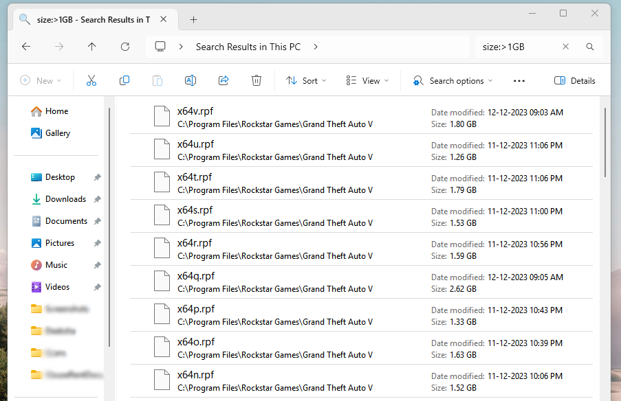 find files larger than 1GB