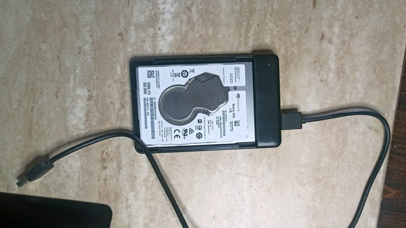 external hard drive