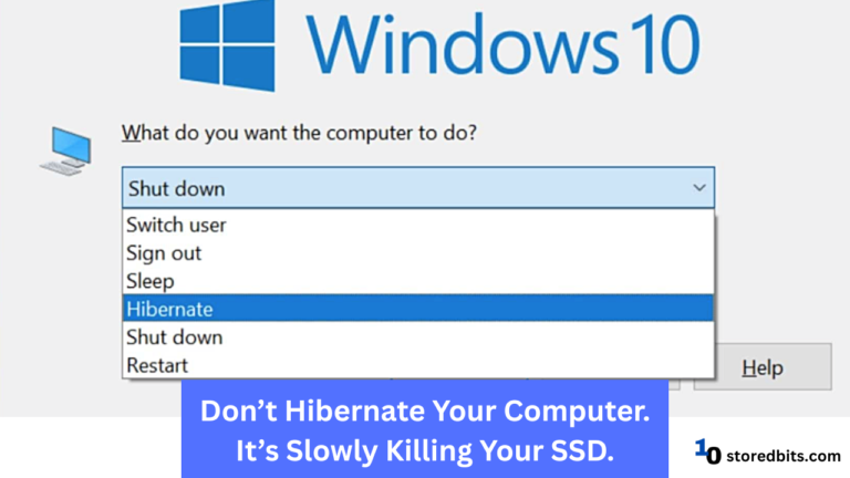 Don’t Hibernate Your Computer. It’s Slowly Killing Your SSD.