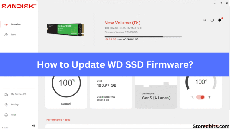 How to Update WD SSD Firmware?
