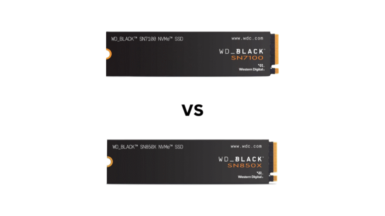 WD Black SN7100 vs WD Black SN850X