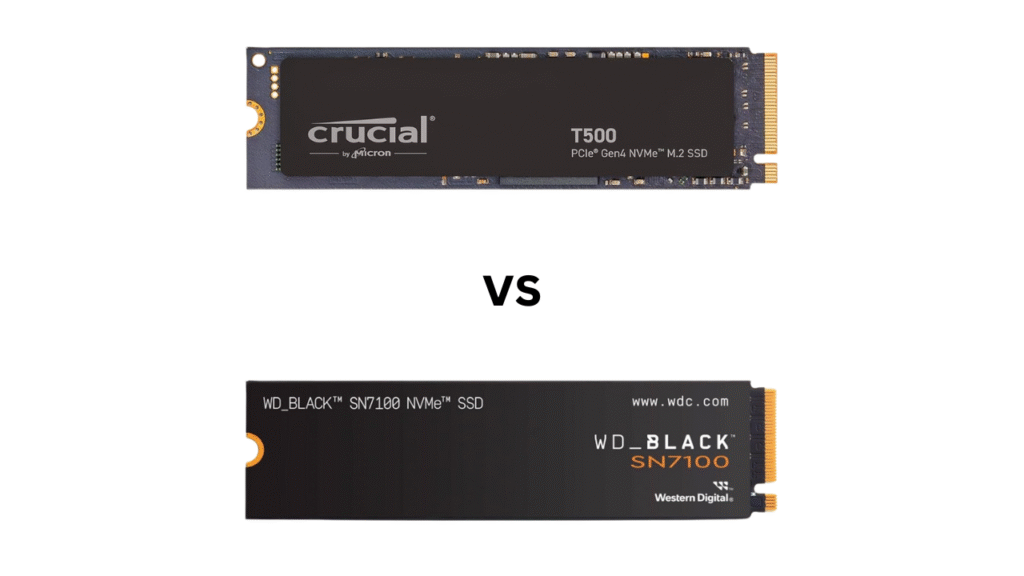 Crucial T500 vs WD Black SN7100