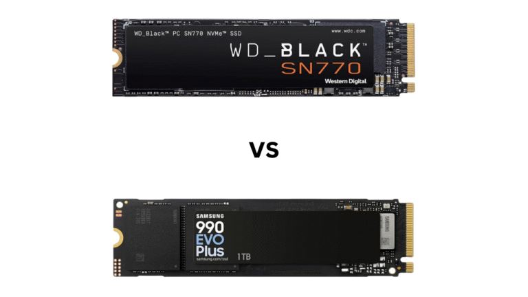 WD Black SN770 vs Samsung 990 EVO Plus