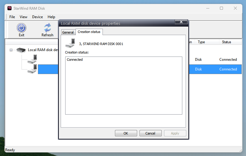 StarWind RAM Disk software