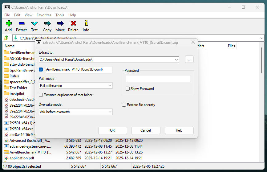 7-Zip screenshot 4