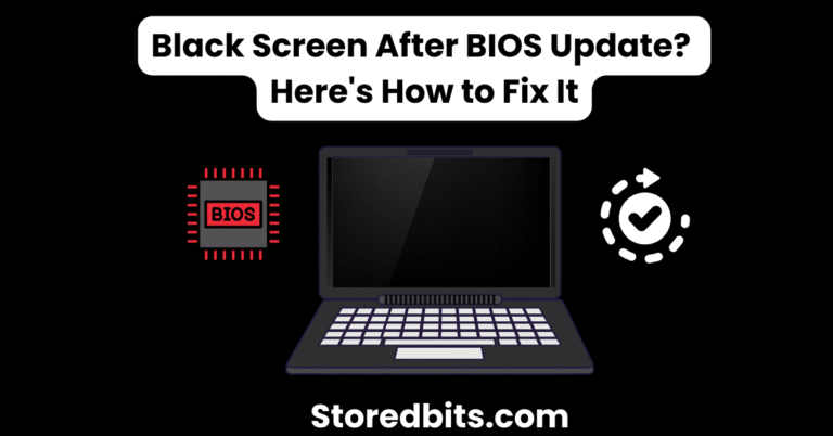 Black Screen After BIOS Update? Check 6 Tested Fixes Step by Step