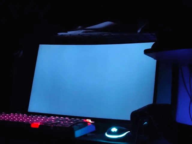 black screen after bios update