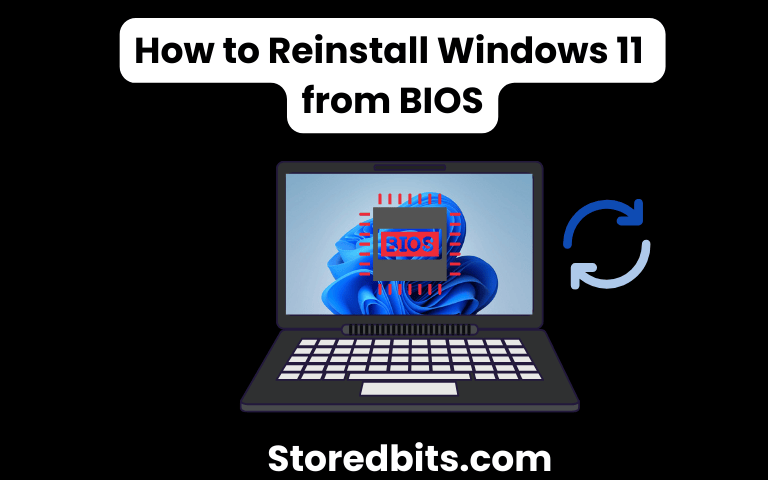 how to reinstall windows 11 from bios