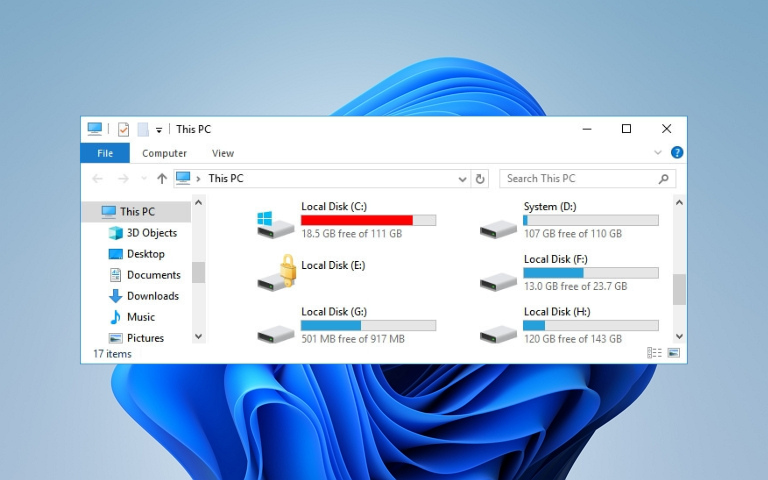 windows c drive full