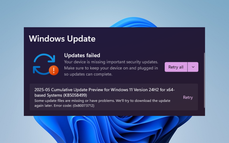 windows 11 update failing