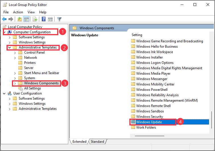 windows group policy editor
