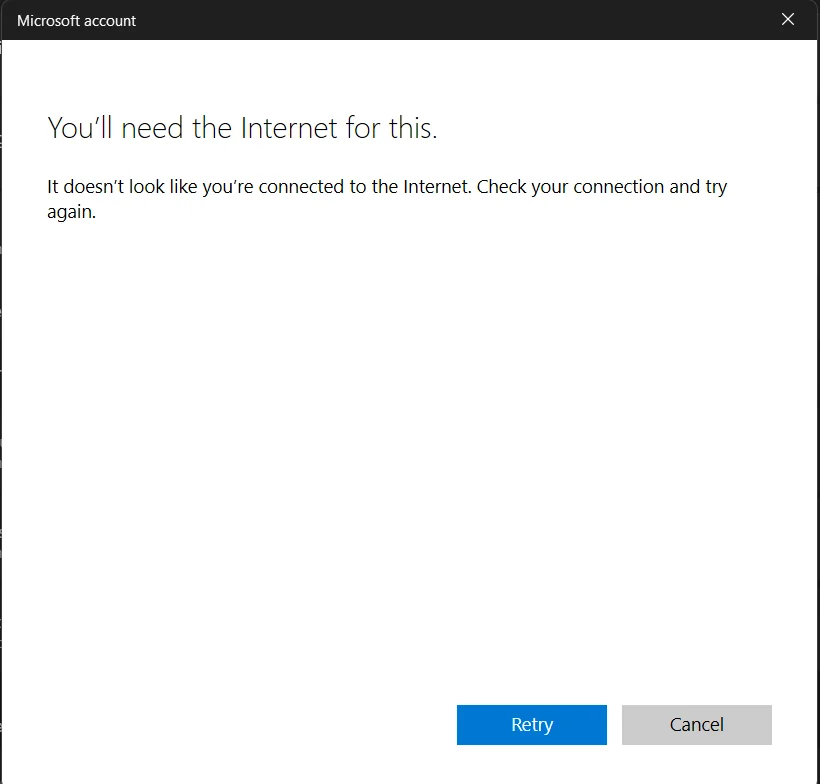 youll need the internet for this display error