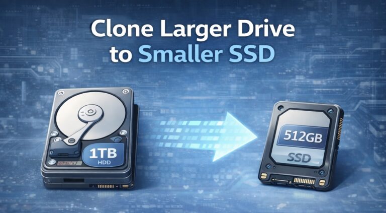 clone hdd to smaller ssd