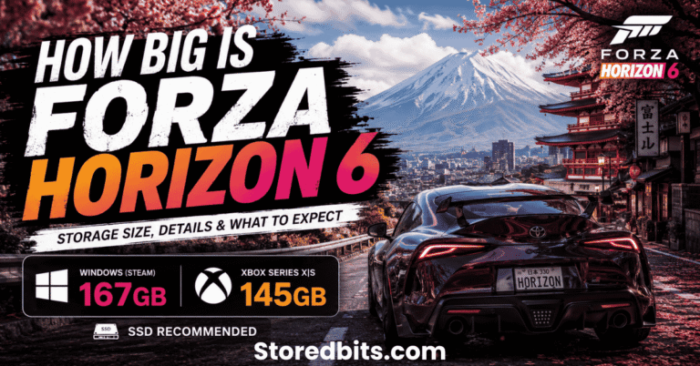 how big is forza horizon 6