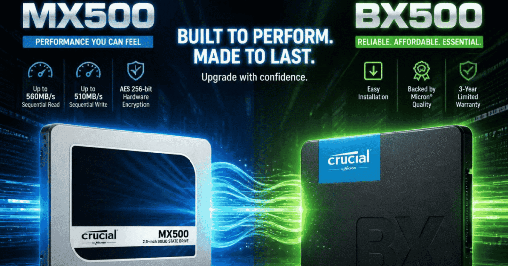 crucial mx500 vs bx500
