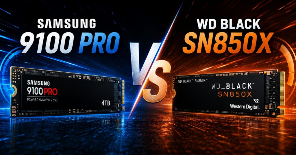 samsung 9100 pro vs wd black sn850x